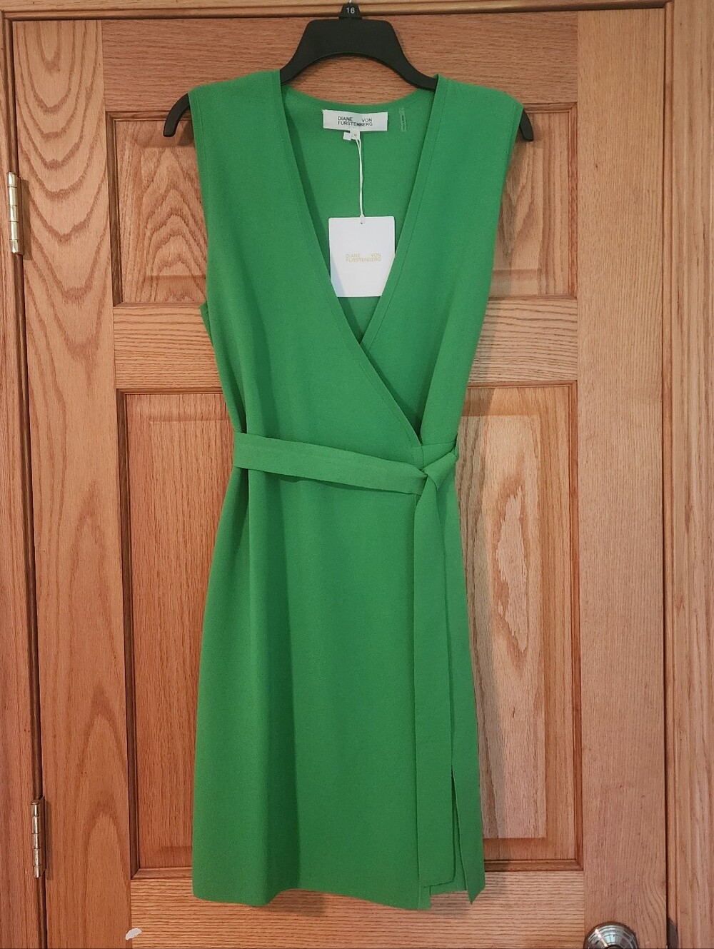 NWT Diane Von Furstenberg Knit Wrap Dress Sz Med